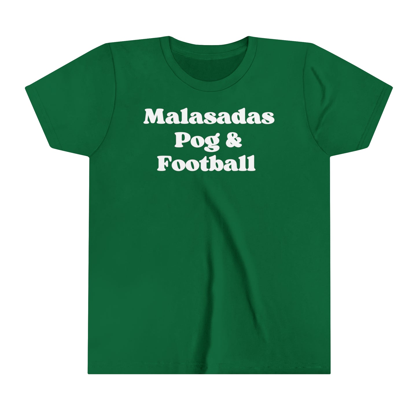 Kid's Malasadas Pog & Football Tee